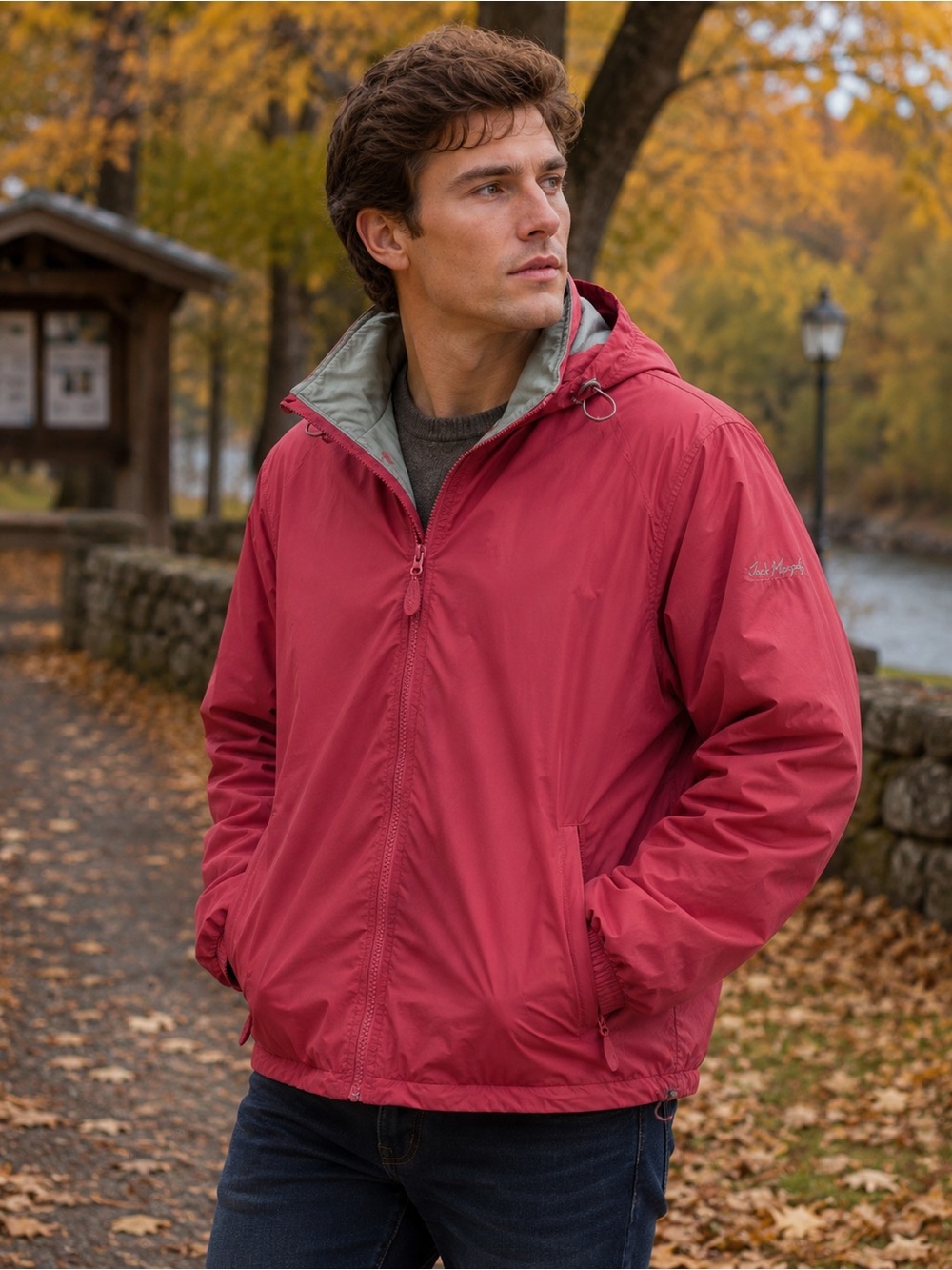 Jack Murphy Dublin Heritage Collection Women’s Watetproof Pink Rain jacket Sz 14